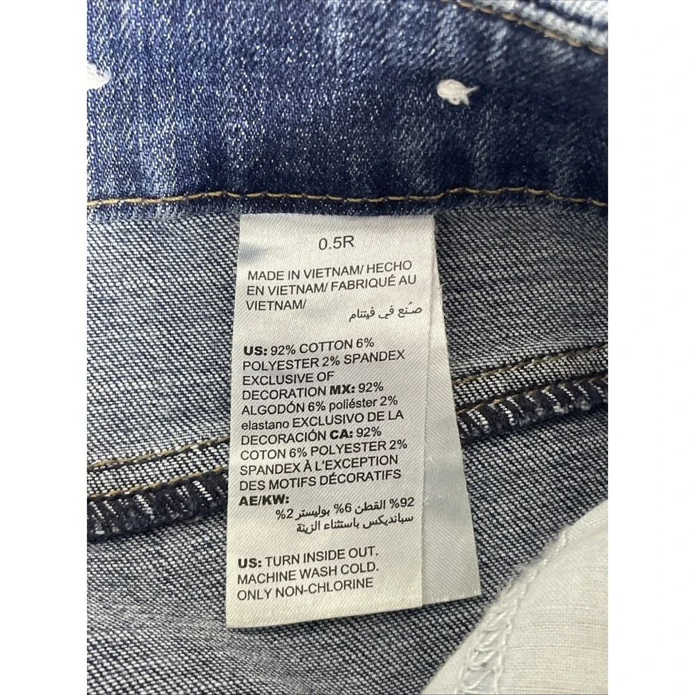 Chicos So Slimming Girlfriend Slim Ankle Jeans Womens Size 6 Medium Wash Stretch